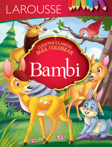Libro: Cuentos Para Colorear. Bambi