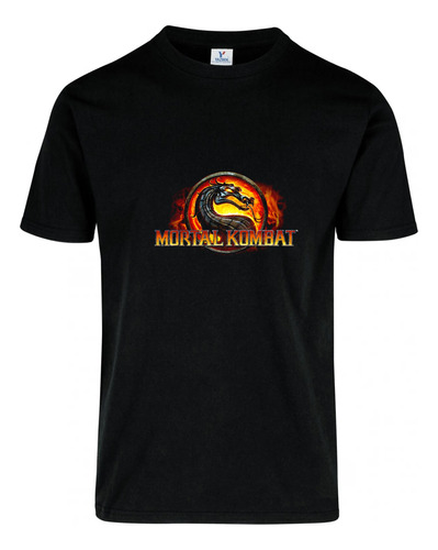 Remera: Mortal Kombat Logo Memoestampados