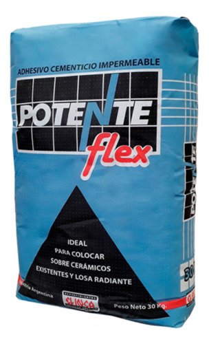 Pegamento Para Cerámica Potente Flex X 30 Kg