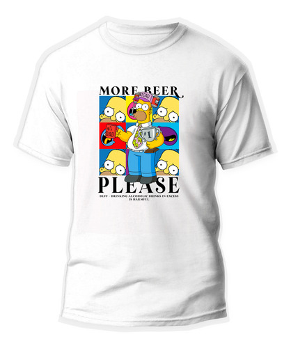 Playera Unisex De Homero Simpson