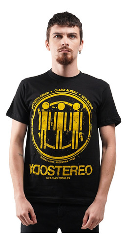 Camiseta Soda Stereo Gracias Totales Rock Activity