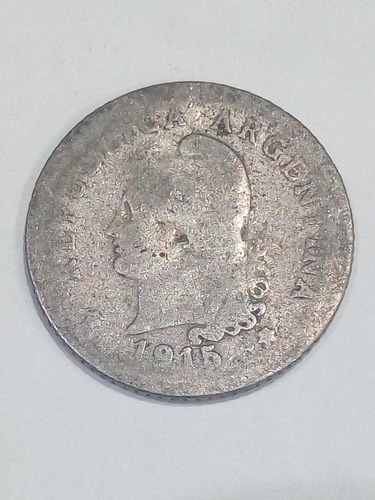 Moneda De 10 Centavos Argentina Año 1915