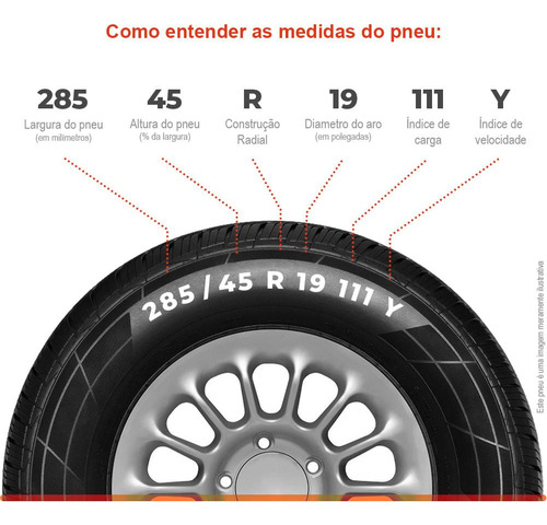 Kit 4 Pneu Tracmax Aro 19 285/45r19 111y Tl Xl X Privilo Tx3