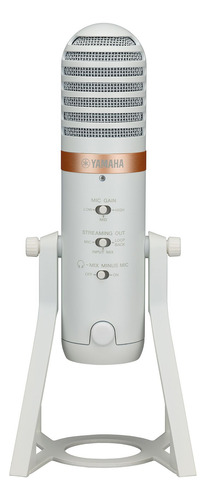 Microfone Condensador Streaming Yamaha Ag01 B Whitenovo Nf
