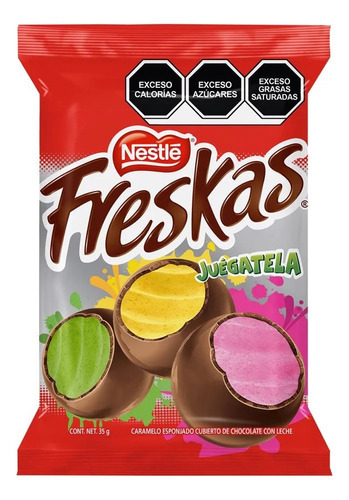 6 Pack Chocolate Con Caramelo Freskas Nestle 35