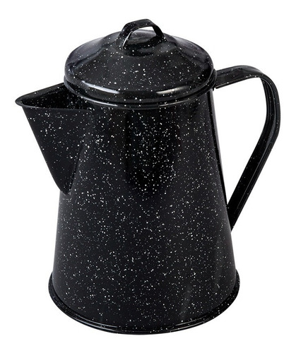 Cafetera De Peltre Tradicional 2 Litros Color Negro Cinsa