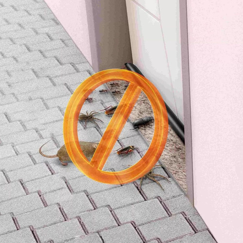 Imagem 10 de 10 de Protetor Veda Porta Impermeável Dupla Proteção Porta 80 Cm