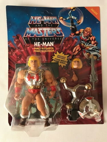 He Man Puño Boleador Motu Origins Poder Retro Mattel Wave 7 (Usado)