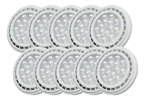 Lampara Led Ar111 Dicroica 12w Gu10 Pack X10 Unidades C