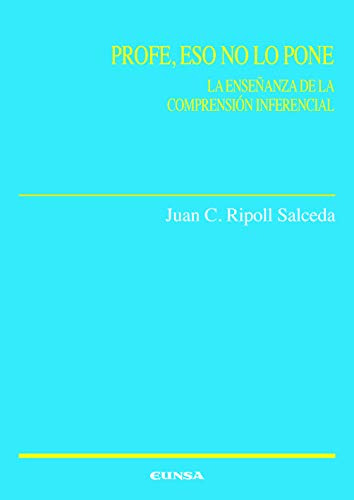 Libro Profe Eso No Lo Pone De Juan C Ripoll Salceda Ed: 1