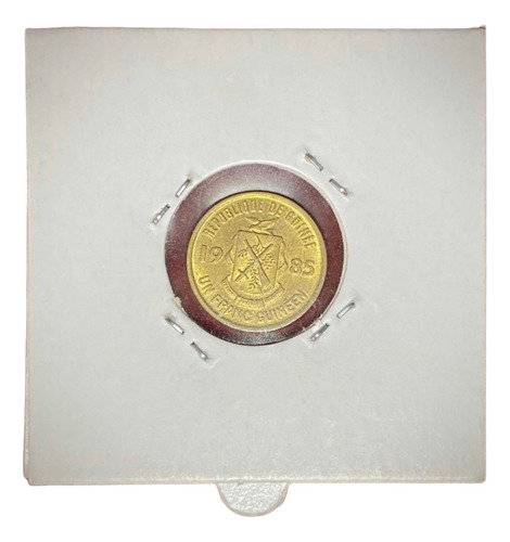 Moneda 1 Franco Guinea 1985 Km 56 Ewcudo De Armas