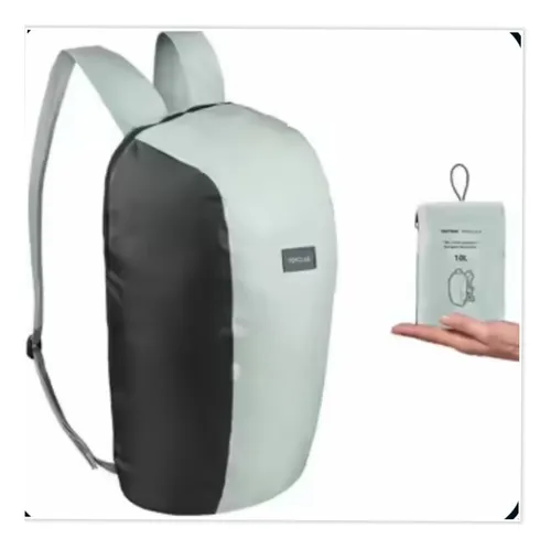 Mochila Arpenaz 10 Litros Gris Verde QuechuaMOCHILAS