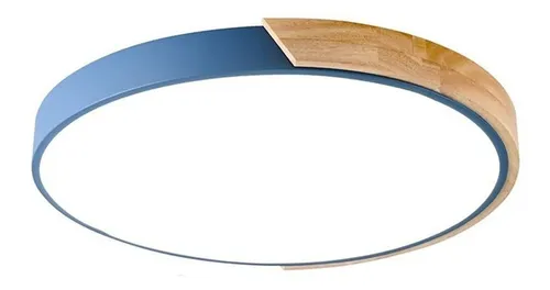 Serlux Panel LED Redondo Cerchio 18W Unidad 1 220V Azul Azul