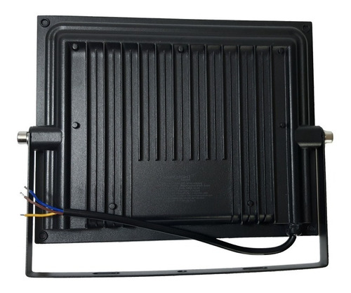 Reflector Led 100w Tipo Tableta Color De La Carcasa Negro Color De La Luz Blanco Neutro 120-110v