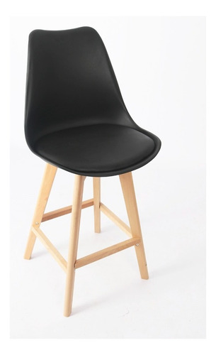 Imagen 3 de 6 de Banqueta Alta Tulip X2 Garden Life Patas De Madera Maciza
