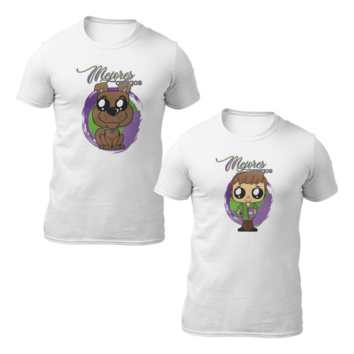 Playeras Para Amigos - Luv - Shaggy Scooby - Mejores Amigos 