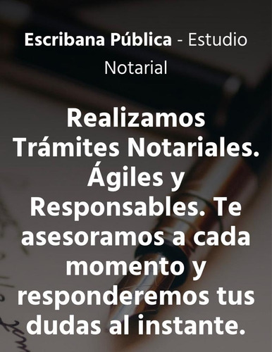 Imagen 2 de 11 de Escribana Compraventa Inmuebles-autos Consultas Por Whatsapp