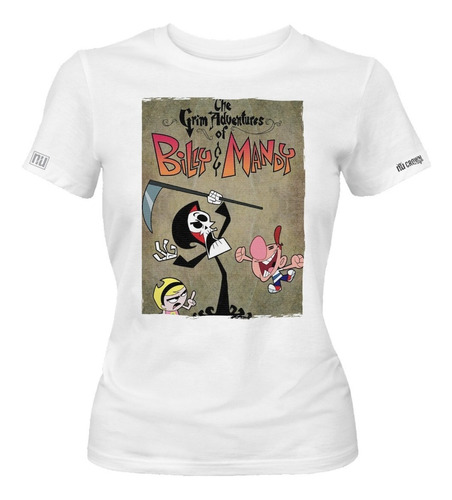 Camiseta Billy Y Mandy Puro Hueso Grito Serie Dama Mujer Idk