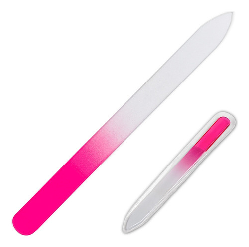 Lixa Cristal De Vidro Para Unhas Tam 14cm - Cores Variadas