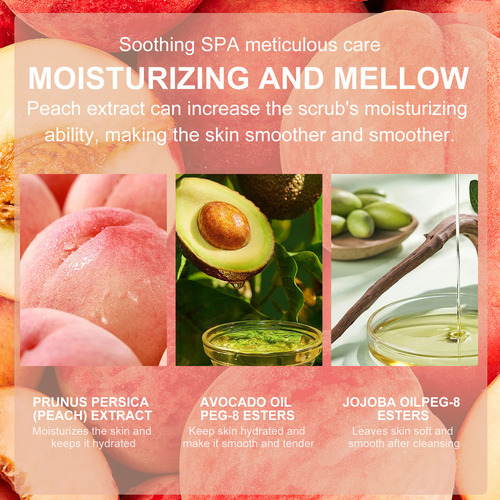 Esfoliante Facial De Pêssego, Cuidado Esfoliante, Esfoliante