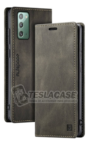 Carcasa Samsung Note 20 Flipcover Cafe + Lámina Hidrogel