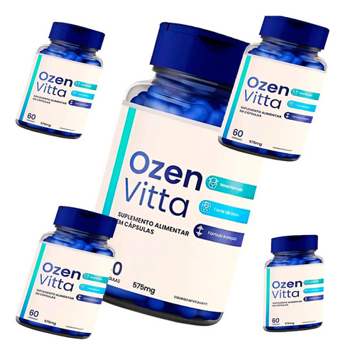 5x Ozen Vitta Fórmula Avançada 300 Cáps Vitaminas/minerais
