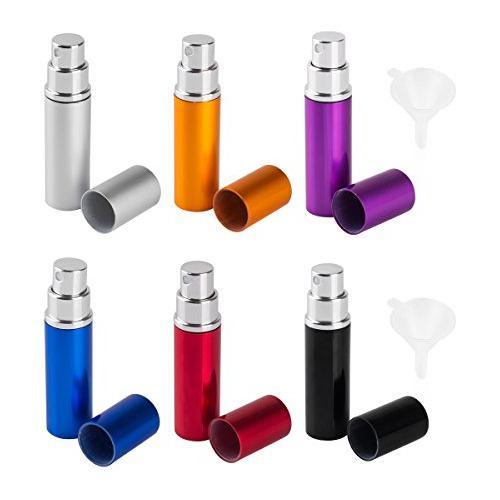 De 6pcs 5ml Perfumado Mini Refillable Aroma Después Ekly7