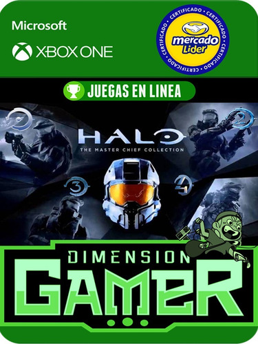 Halo Masterchief Collection - Xbox One Modo Local + En Linea