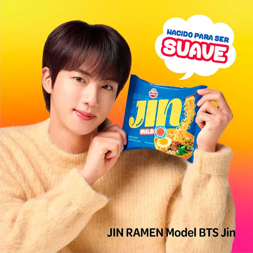 Ramen Coreano Jin Ramen Version Bts Suave Una Caj De 20 Pz