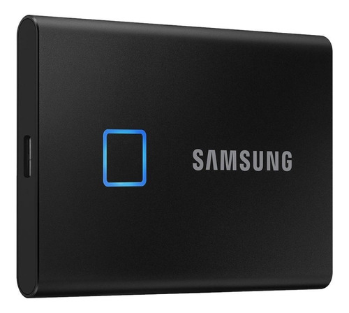 Imagen 1 de 5 de Disco sólido SSD externo Samsung T7 Touch MU-PC1T0 1TB negro