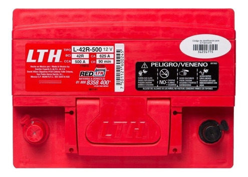 Bateria Lth Modelo: L-42r-500