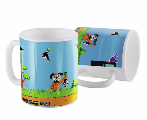 Taza Ceramica Duck Hunt Arcade Family Games