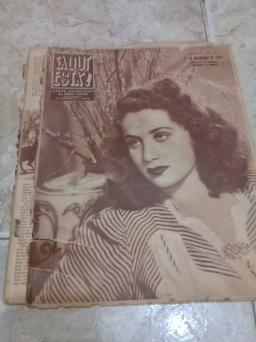 Antigua Revista **aqui Esta**nº 577, 27 De Noviembre De 1941