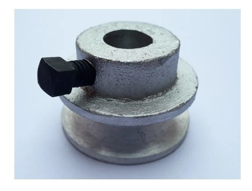 Imagen 2 de 6 de Polea Aluminio 50mm Agujero 16mm Hormigonera