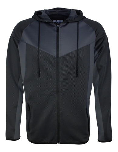 Imagen 2 de 7 de Sudadera Chamarra Deportiva Slimfit Con Capucha Calidad 100%
