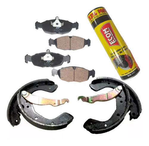 Kit Balatas Delanteras Y Traseras + Liquido, Chevy 1994-2012