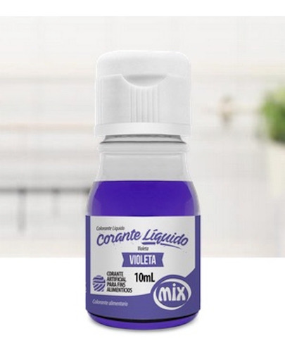 Colorante Líquido Violeta Mix 10 Ml. Para Repostería