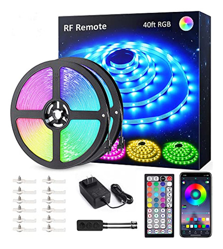 Novostella 20ft Rgb Smart Led Strip Lights Kit, Music 26gch