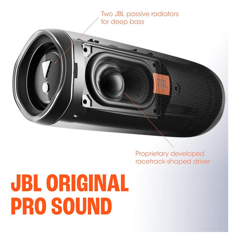 Bocinas Portátiles Jbl Flip 5 Inalámbricas Bluetooth Resiste Gris