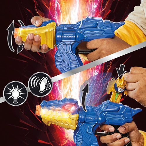 Power Rangers Dino Fury Gold Fury Blade Blaster Superhero Ad