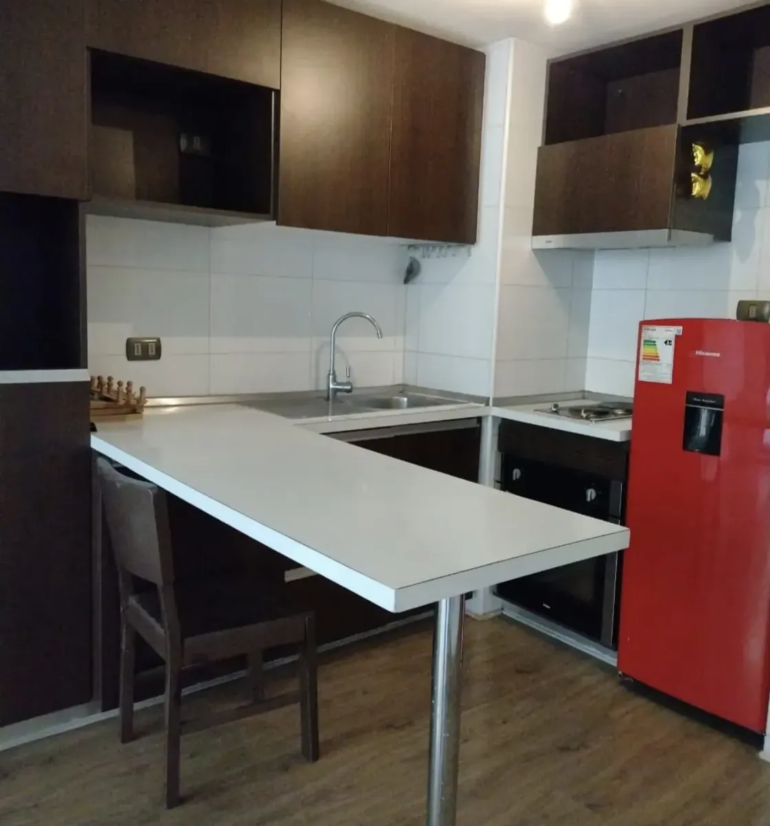 Imagen 2 de 5 de Arriendo Depto Economico Primer Piso Con Jardin Interior