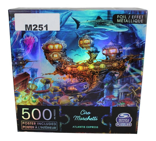 Rompecabezas Cardinal Atlantis Express 500pc Spin Master