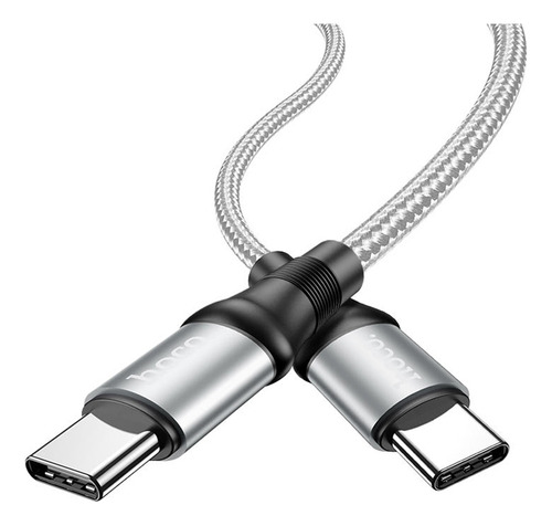 Cable Tipo C A Tipo C 2m Hoco X50 Gris De Alta Calidad