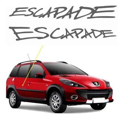 Adhesivos Para Peugeot Escapade 1.6 Año 2011