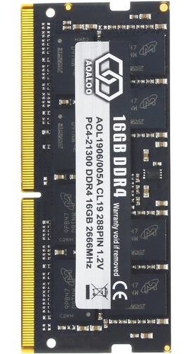 Imagen 2 de 6 de Rápida Memoria Ram Ddr4 Nuevo 16gb 2666mhz Para Portatil