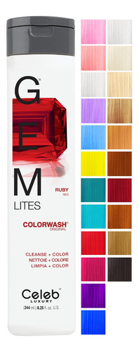 Gem Lites Colorwash Champu Ruby