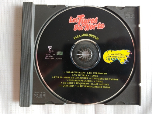 Los Tigres Del Norte Cd Para Adoloridos (Usado)