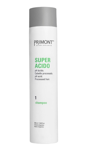 Shampoo Súper Ácido Regulador De Ph X350ml Primont 