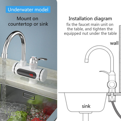 Grifo De Agua Caliente Instantáneo Grifo De Calefacción Sin