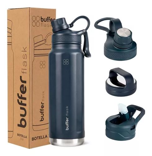 Termo de acero inoxidable con compartimiento para alimentos 1.3 Lt THERMOS